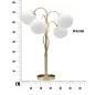 LAMPA STOŁOWA GLAMY 4 ŚWIATŁA Ø 53x74 cm